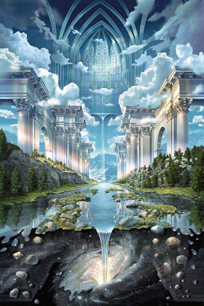 Genesis II Fantasy Paper Laminated Framed Poster Print Wall Art New Home Office Decor Gift Man Cave