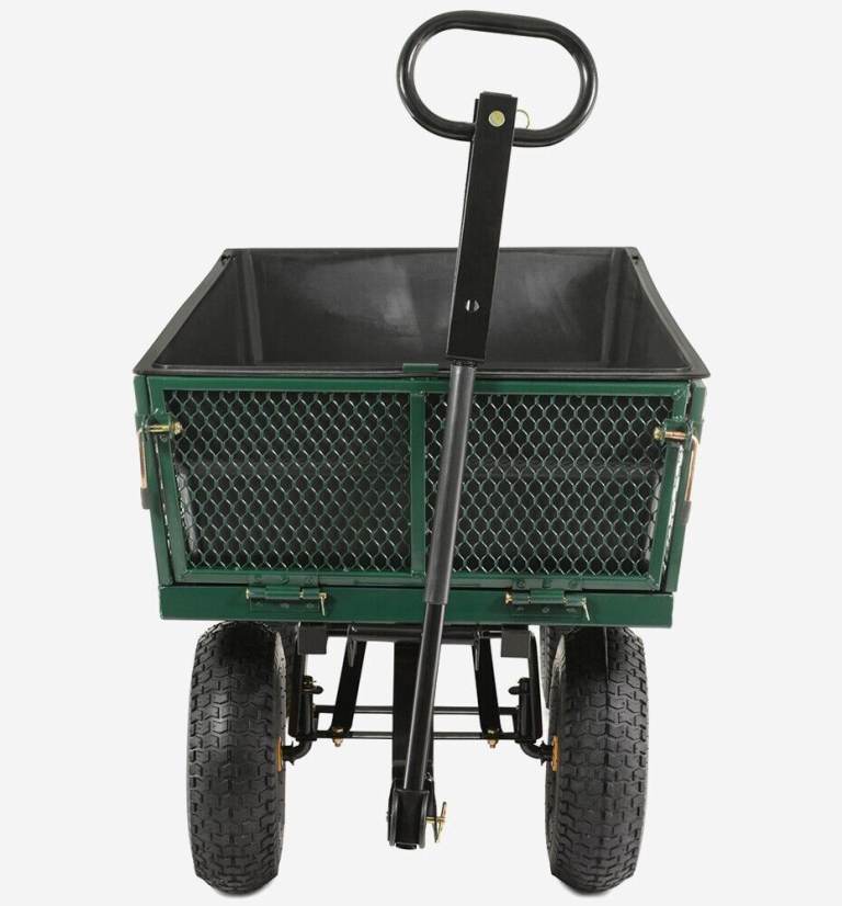 Cobra Hand Cart 300MP kg Tipper Plus Cover 13 inc Wheels   