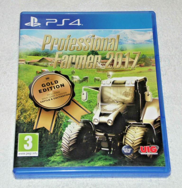 SONY PLAYSTATION PS4 GAME PROFESSIONAL FARMER 2017 GOLD EDITION DTS DIGITAL PAL*