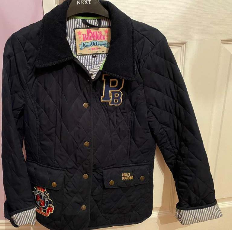 Paul’s Boutique Quilted Jacket - size medium.