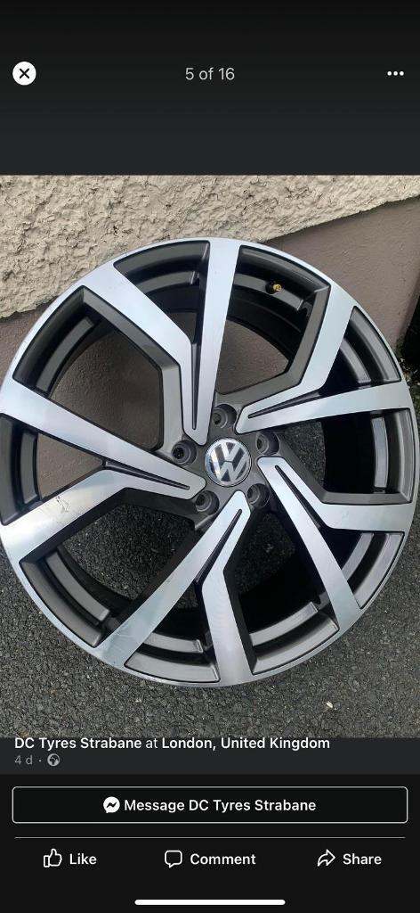 19” Vw CLUBSPORT ALLOY WHEELS BRAND NEW 