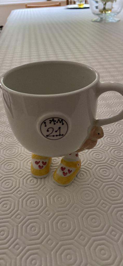 image for Vintage Carlton Ware 21st birthday mug looks as new