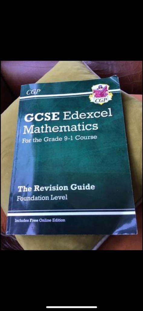 GCSE Edexcel Mathematics math revision Guide foundation level