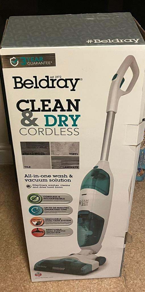 Beldray clean and dry all in one like new 