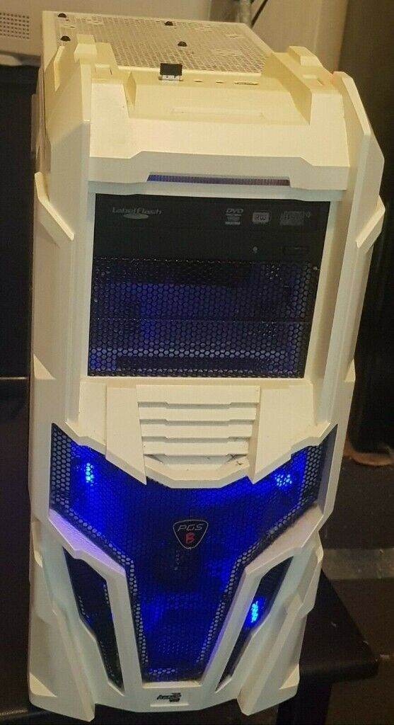 GAMING PC WATER COOLER INTEL I7 4790 AMD R9 GRAPHIC 16GB RAM 240GB SSD & 1TB P.S READ THE AD