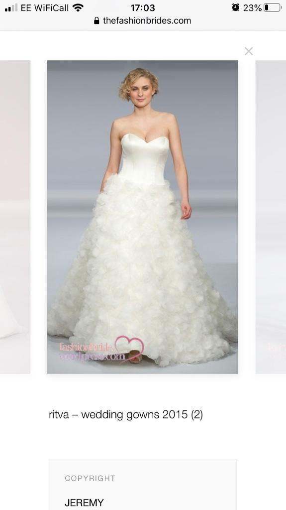 Ritva westenius peony wedding dress 8-12