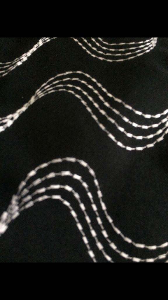 Table runner black & white, home dining room decoration 