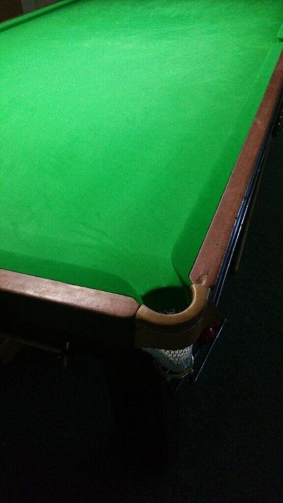 3  full size 12x6 mahogany snooker tabled