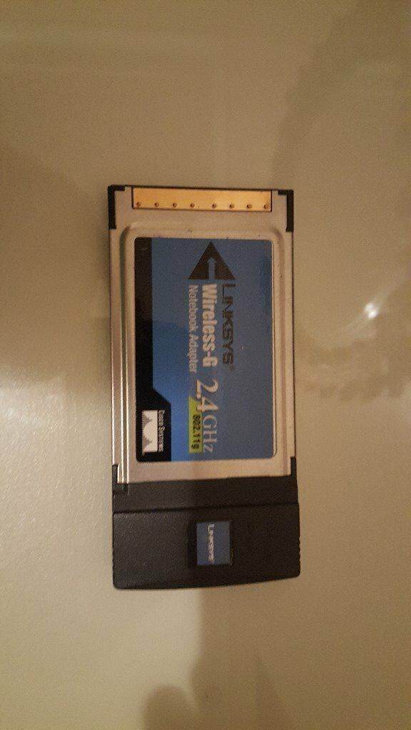 Lynksys Wireless-G WPC54G 2.4Ghz 802.11g Notebook Adaptor