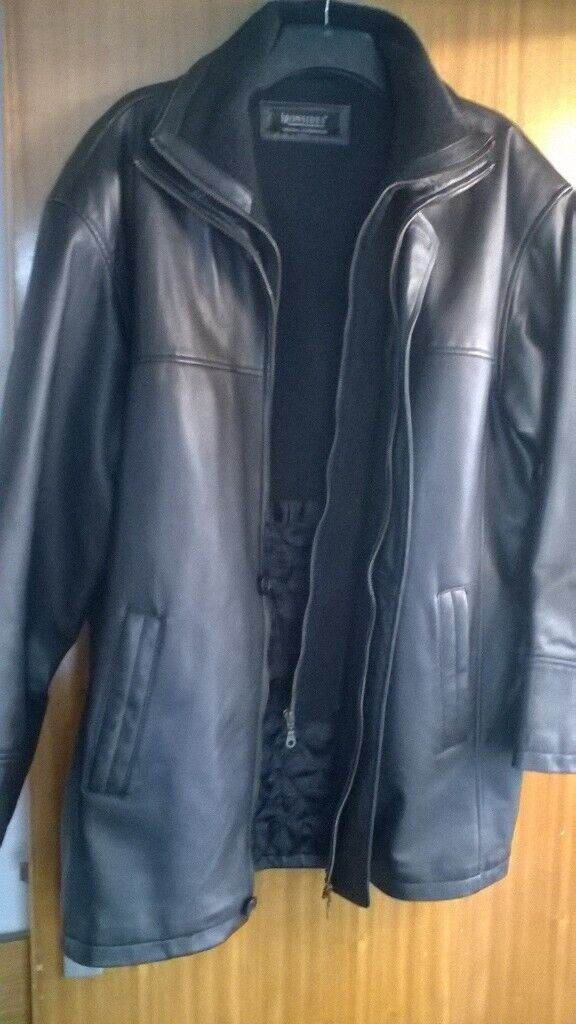 Gents Italian Leather 3/4 length Jacket