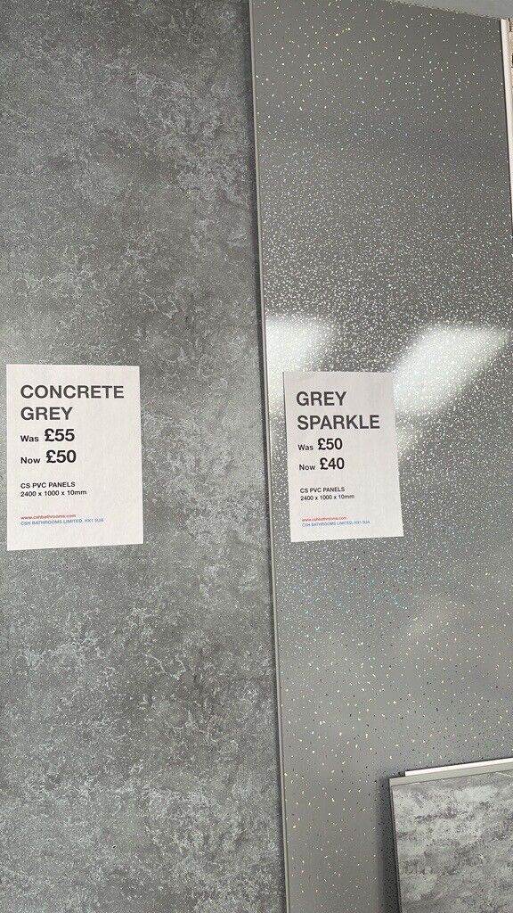 Wet wall bathrooms CS PVC PANELS 2400x1000x10mm