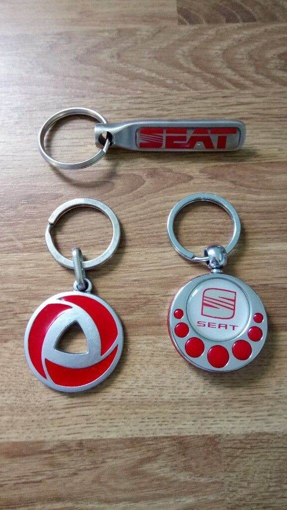 Genuine SEAT Keyrings 