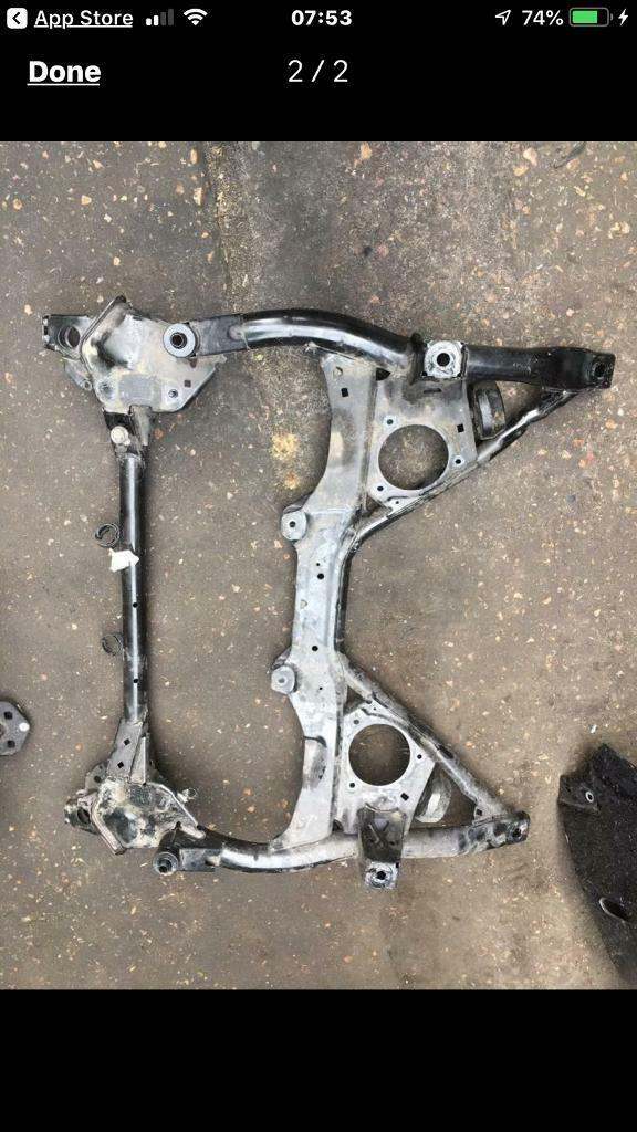 BMW 3 Series 2017 F30 front engine subframe 