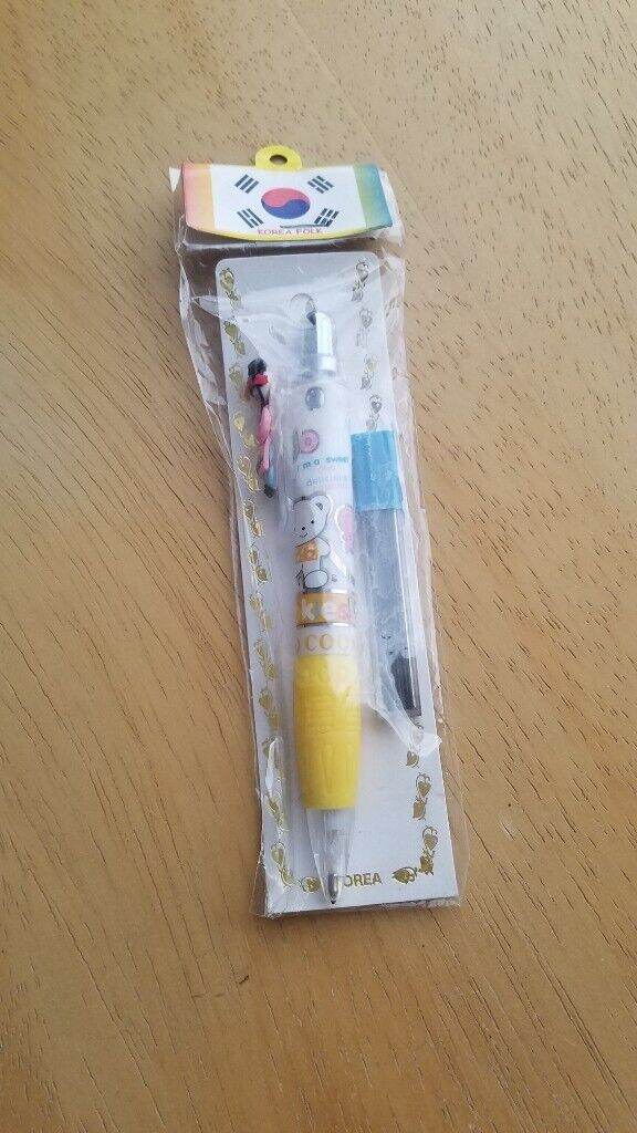 Korean mechanical propelling pencil and a tube of 0.5mm lead refills  New £3