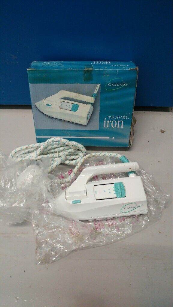 Travel iron portable mobile house home car caravan travel clothes fresh