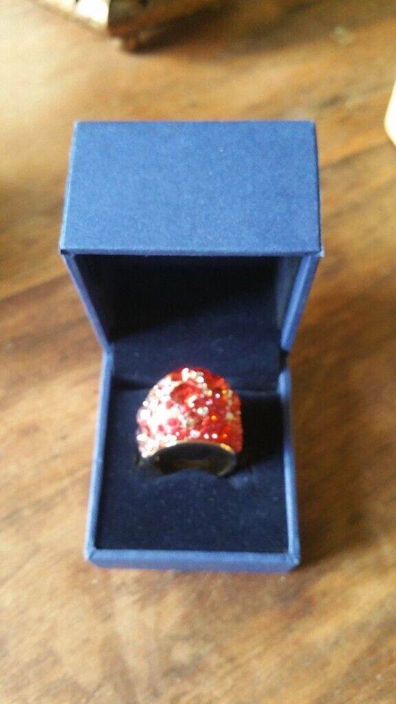 Swarosky Ring still in original box(NEW, NOT USED) ,ideal as present