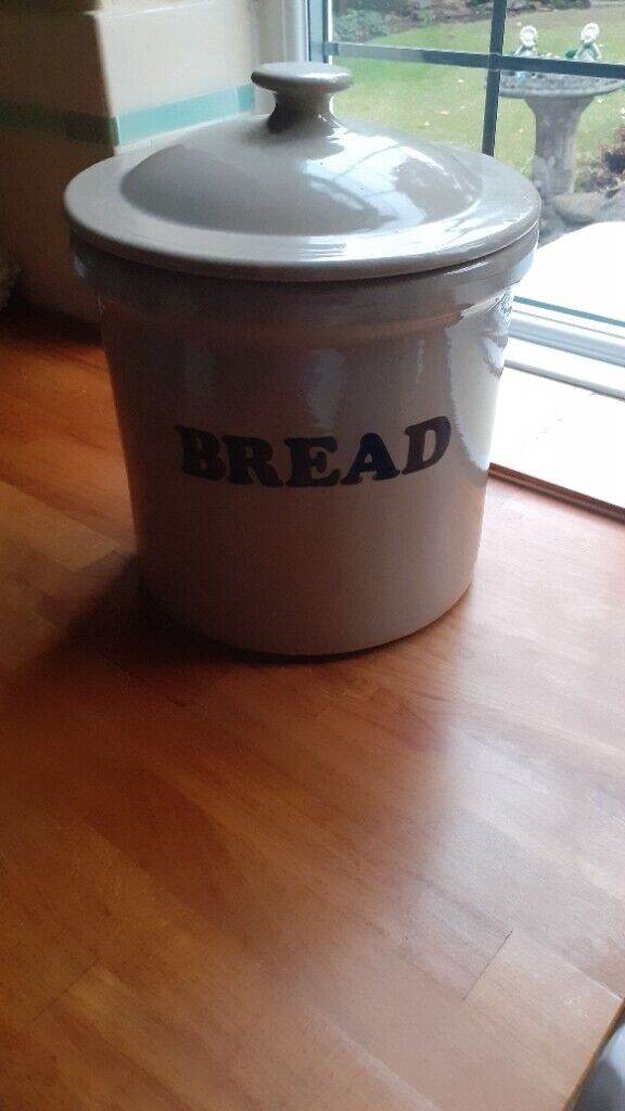 Vintage Bread Bin Crock Pearsons of Chesterfield 