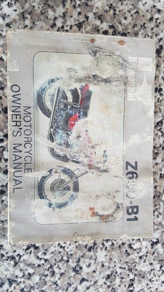 kawasaki z650b1 users book from under seat