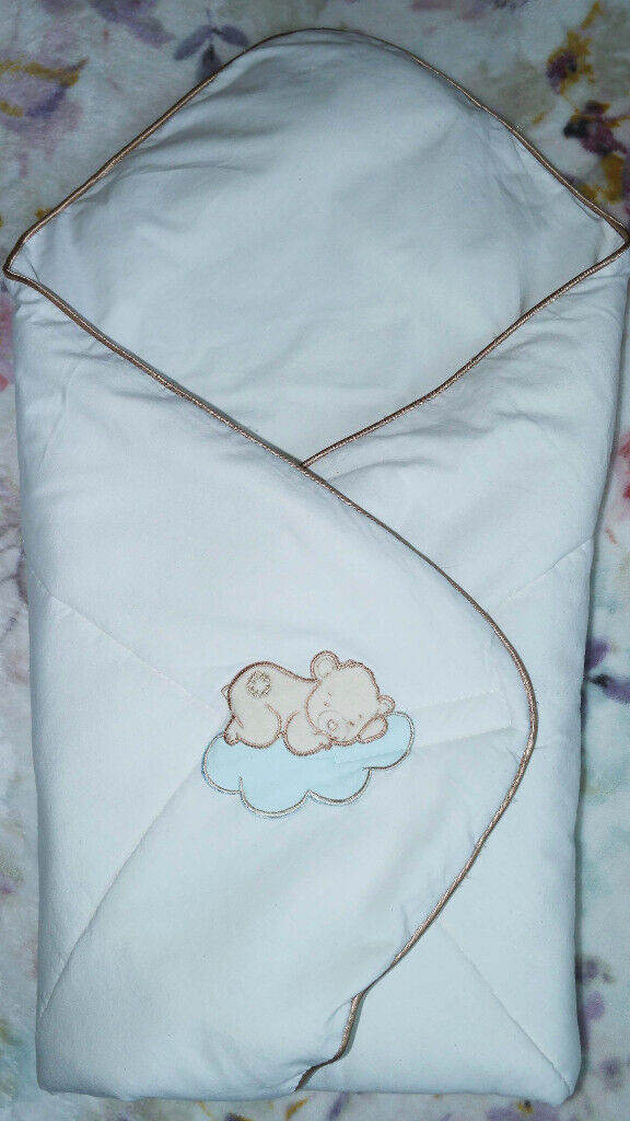 Newborn Baby Swaddle Wrap Duvet, Blanket, Pram Sleeping Bag