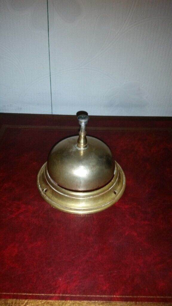 Circular Victorian desk /counter bell