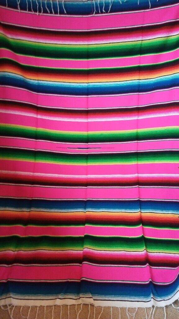 Festival Mexican Blanket / Rug  2.00m x 1.44m