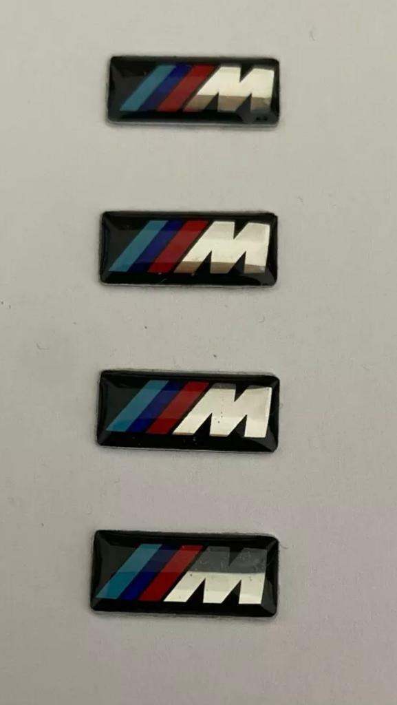 Bmw m sport wheel sticker badge set alloy wheels (LARGE QUANTITY AVAILABLE)