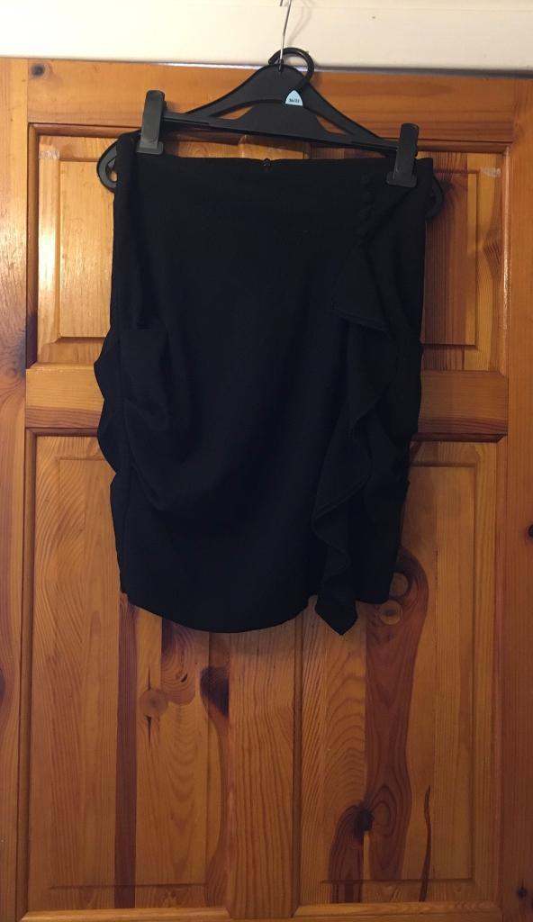 Lovely black waterfall skirt from miss Selfridge   