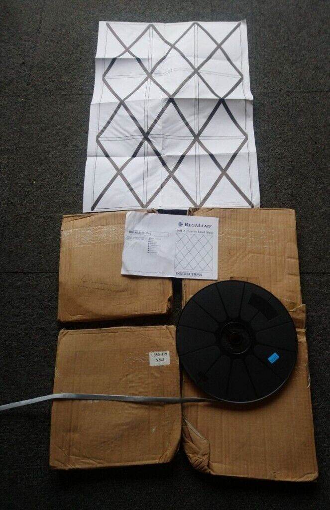 Self Adhesive Window leading, template and instructions
