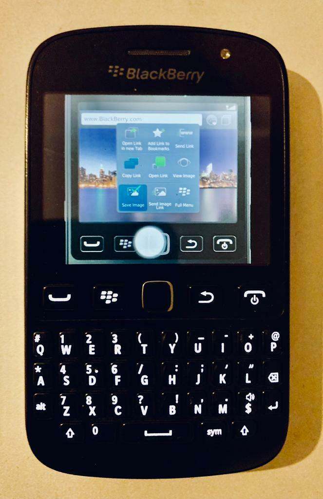 Blackberry curve 9720 with touch screen smartphone 
