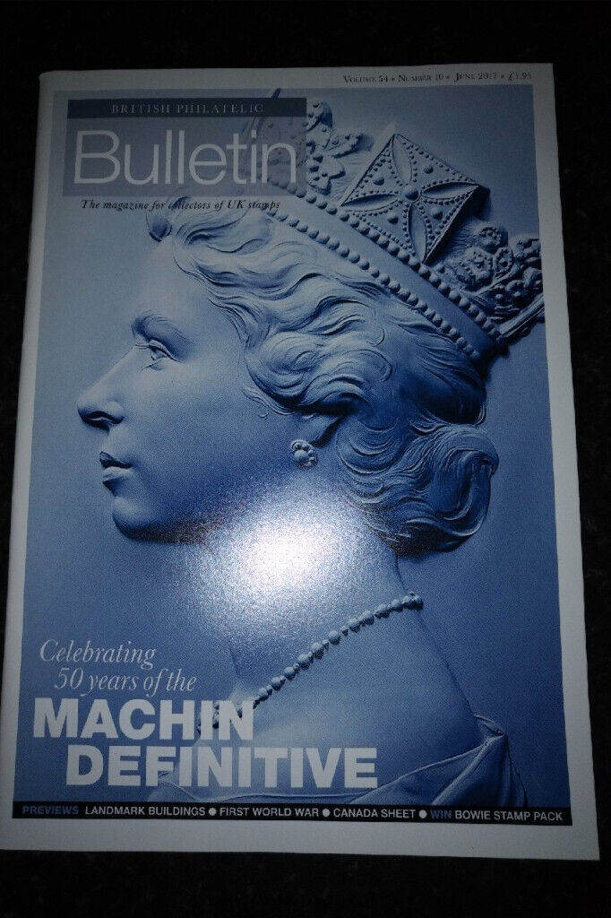 Royal Mail Philatelic Bulletin - June 2017 - used great condition, post or collection