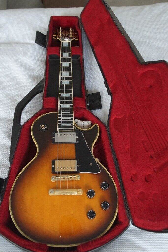 Gibson Les Paul Custom electric guitar - USA - '89 - Tobacco Burst - Vintage