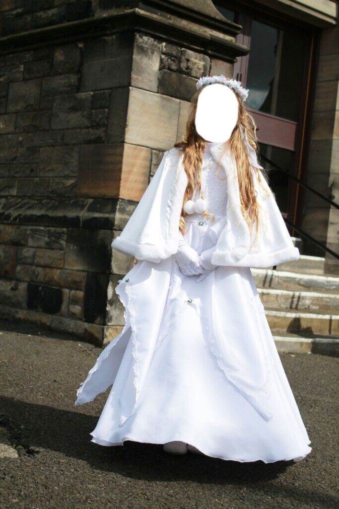 First holy communion dress with accessories 