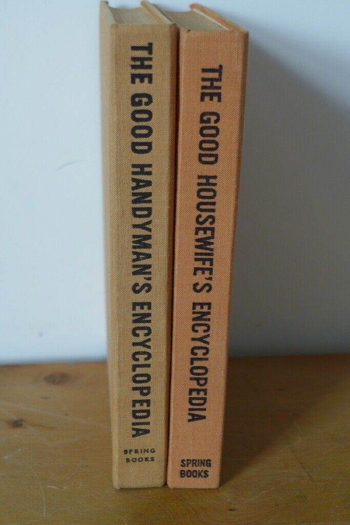Collectable: The Good Housewife’s Encyclopedia and The Good Handyman’s Encyclopedia. £15 for the two