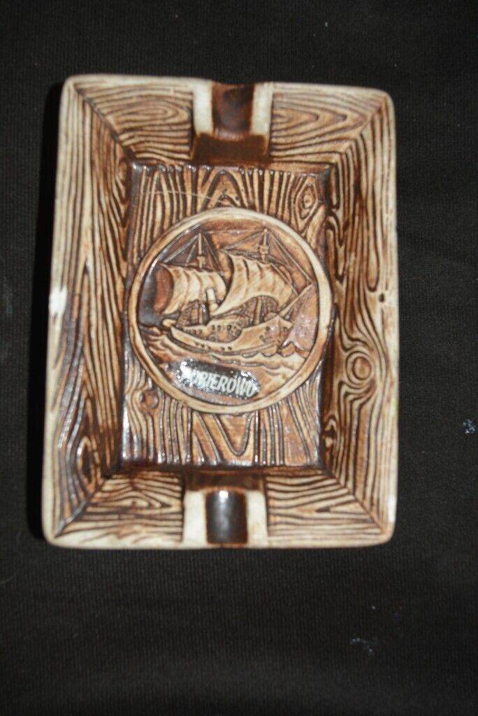 POLISH POBIEROWO PLASTER ASHTRAY