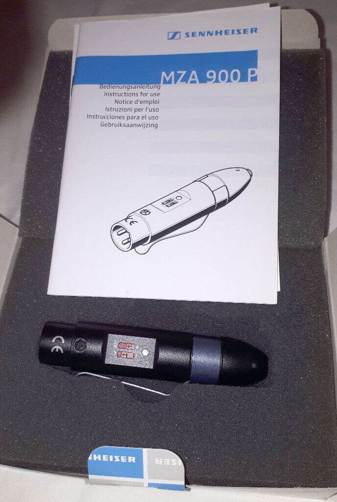 Sennheiser MZA 900 P line convertor, phantom power adapter