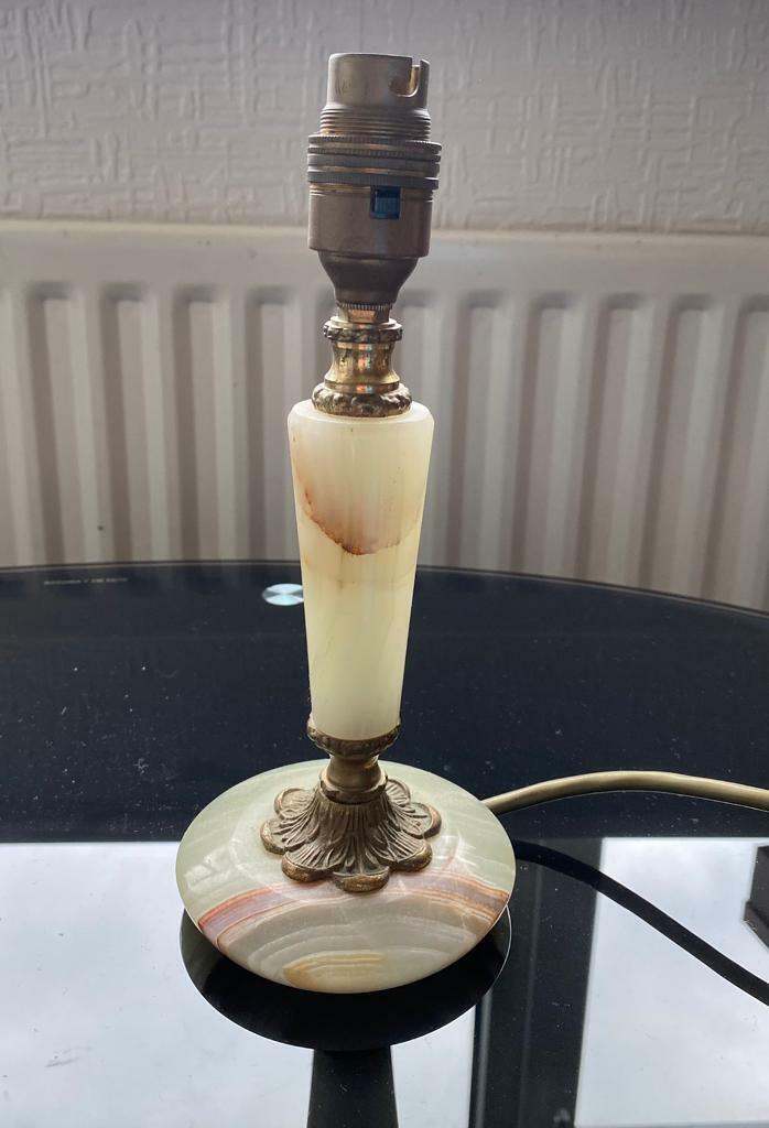 Vintage Onyx table lamp 