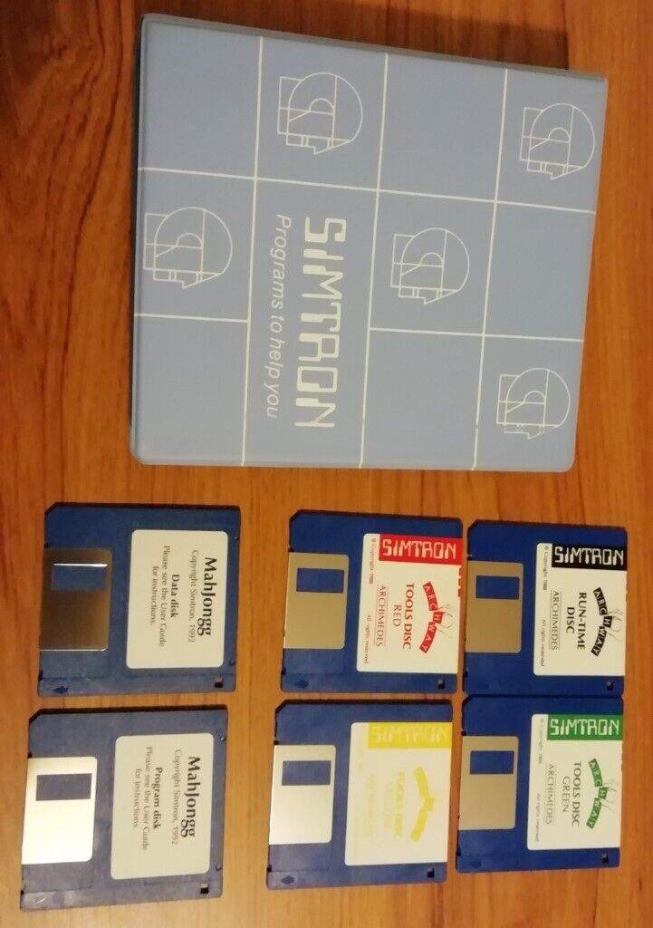 Acorn RISC OS 3.1 Simtron Archway2 Programming Suite (and Mahjong Patience game)