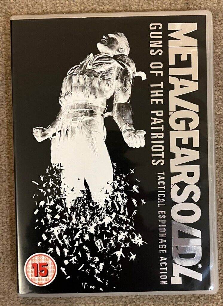 Metal Gears solid 4. A look at the saga of this franchise game title on a hard to find DVD