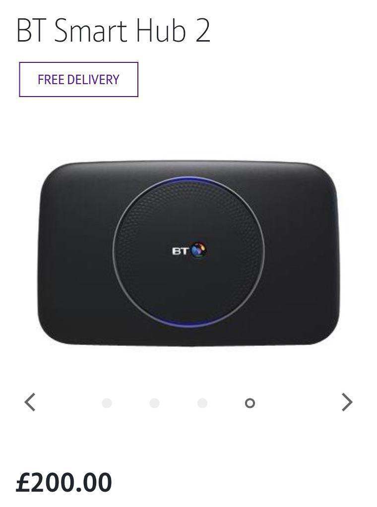 BT Smart Hub 2 Wireless Router