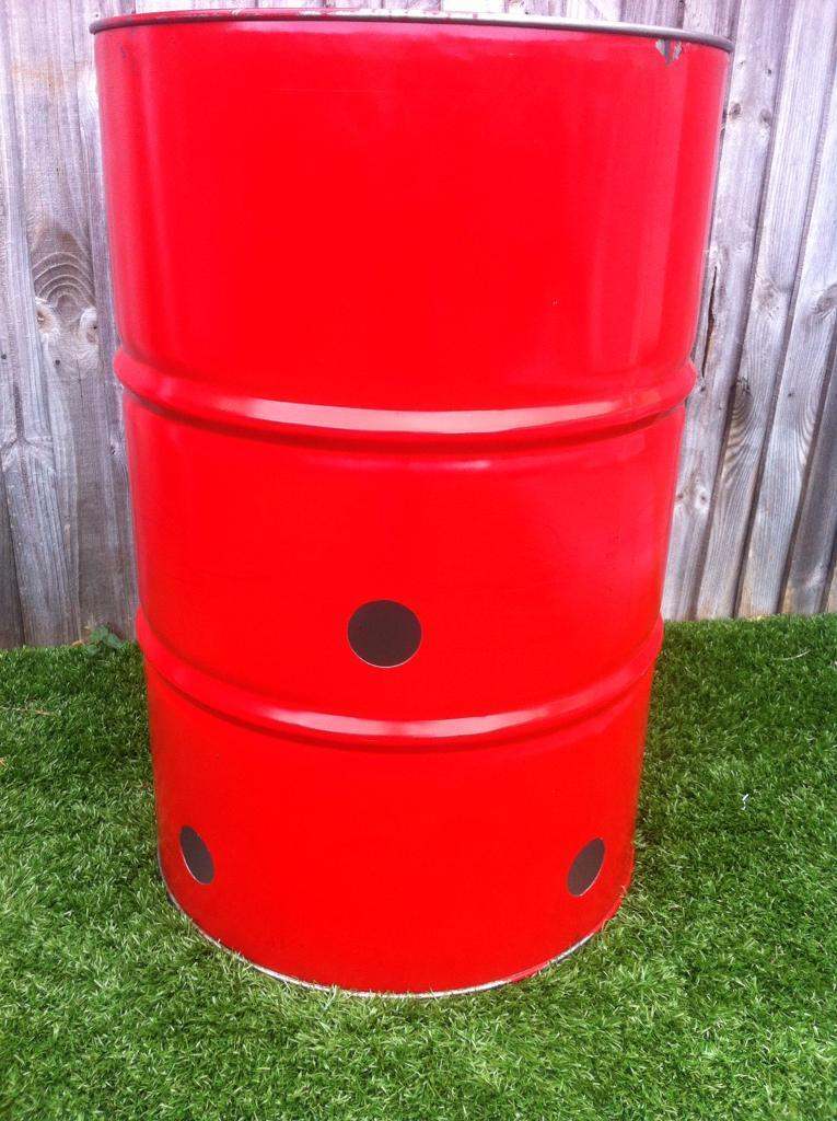 Bonfire night fire drums incinerators, 210 litre,