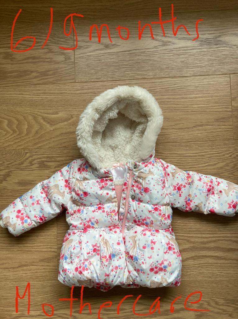 Mothercare 6/9 months old winter coat 