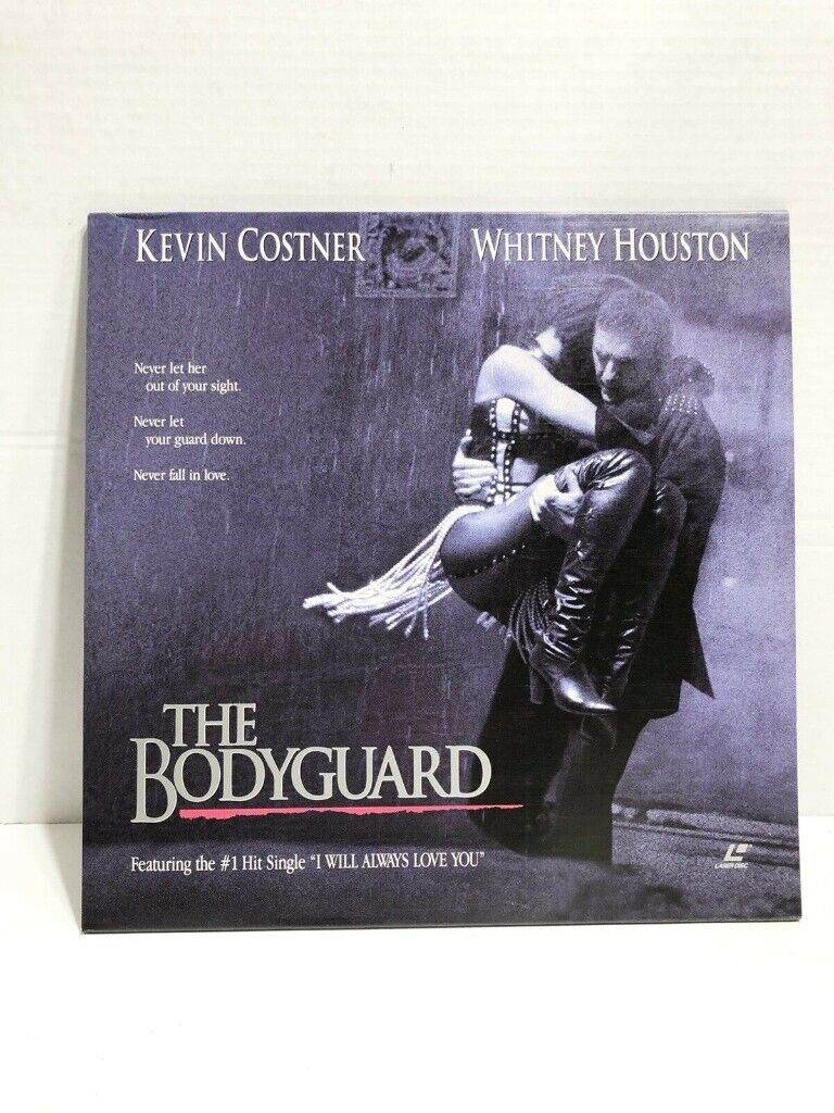 THE BODYGUARD Laserdisc * 1992 * Kevin Costner Whitney Houston LASER DISC LD £20 