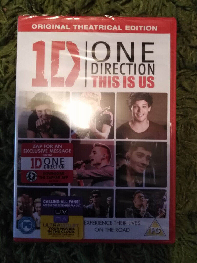 ,brand new, 1d one direction,this is us dvd,