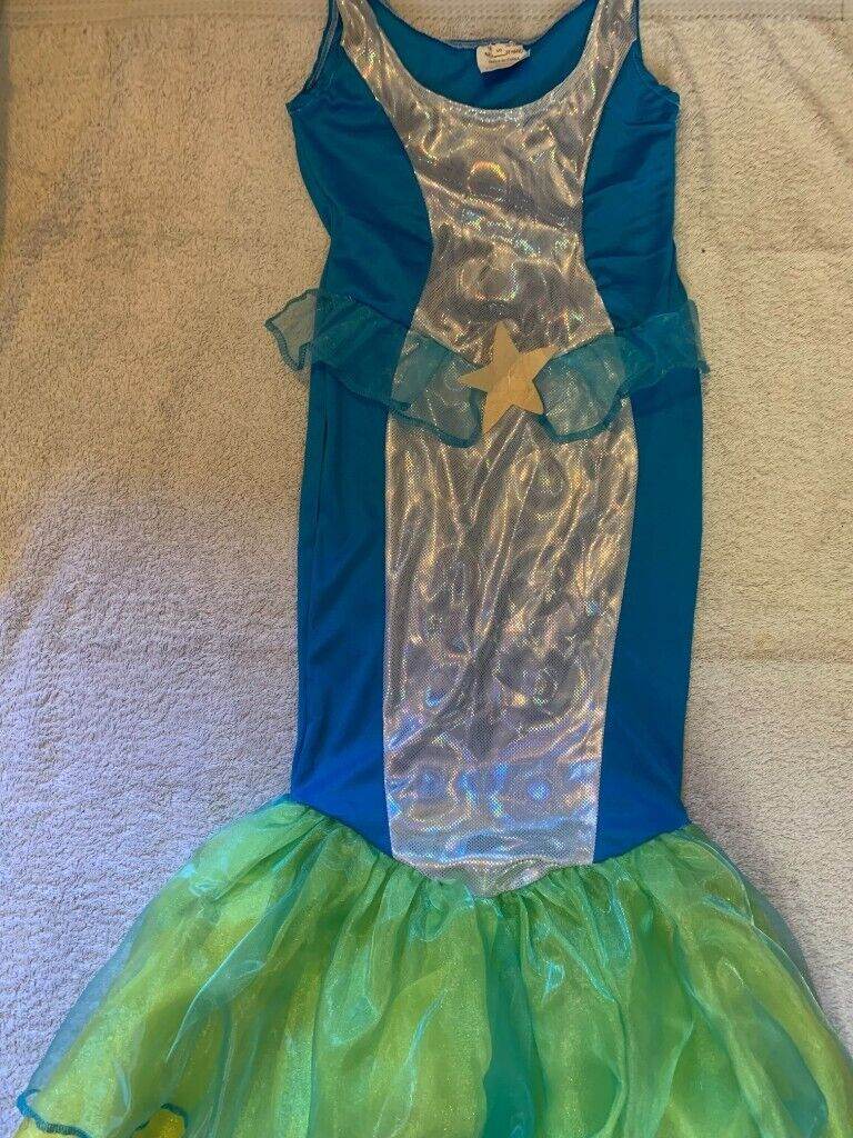 Child Mermaid Dressing Up Outfit Age 4-6 Years IP1