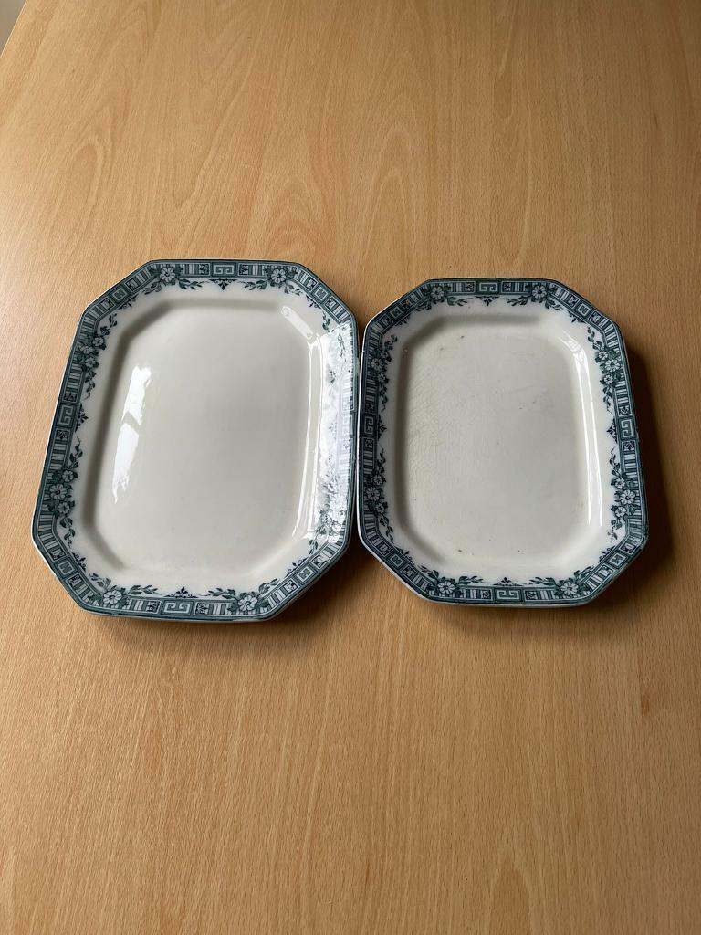 Two burleigh ware serving plates
