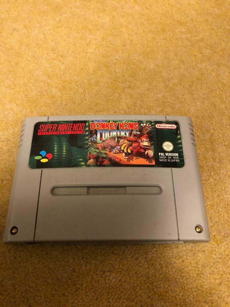 SUPER NINTENDO SNES GAME DONKEY KONG COUNTRY 