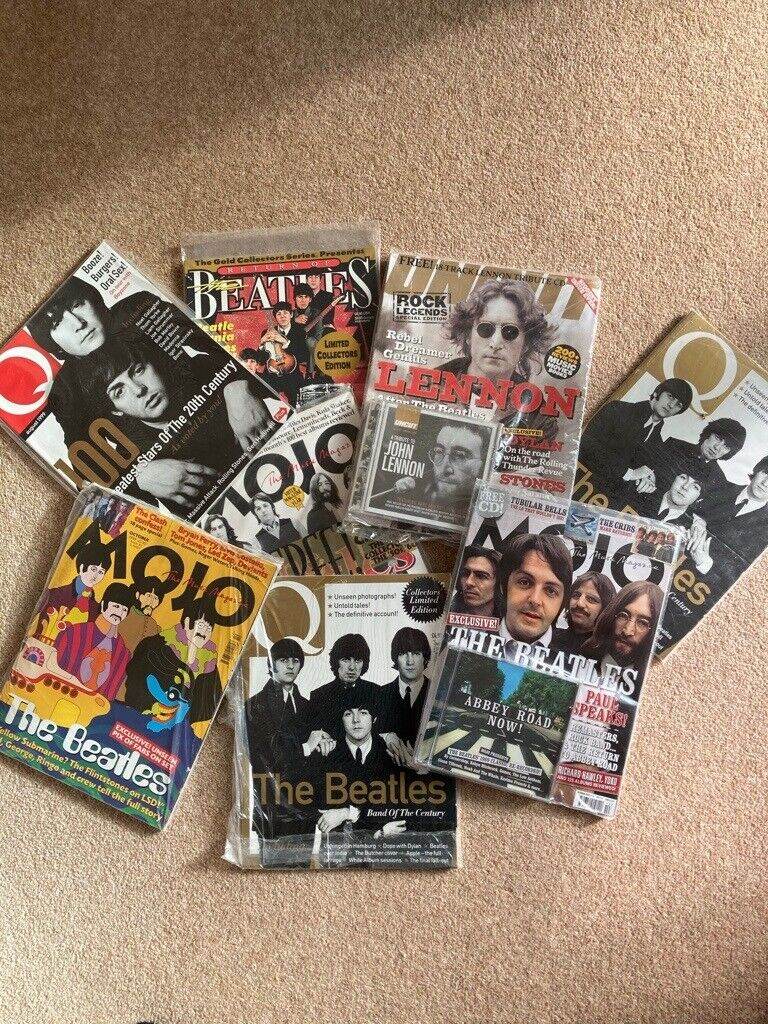 Beatles magazine covers.