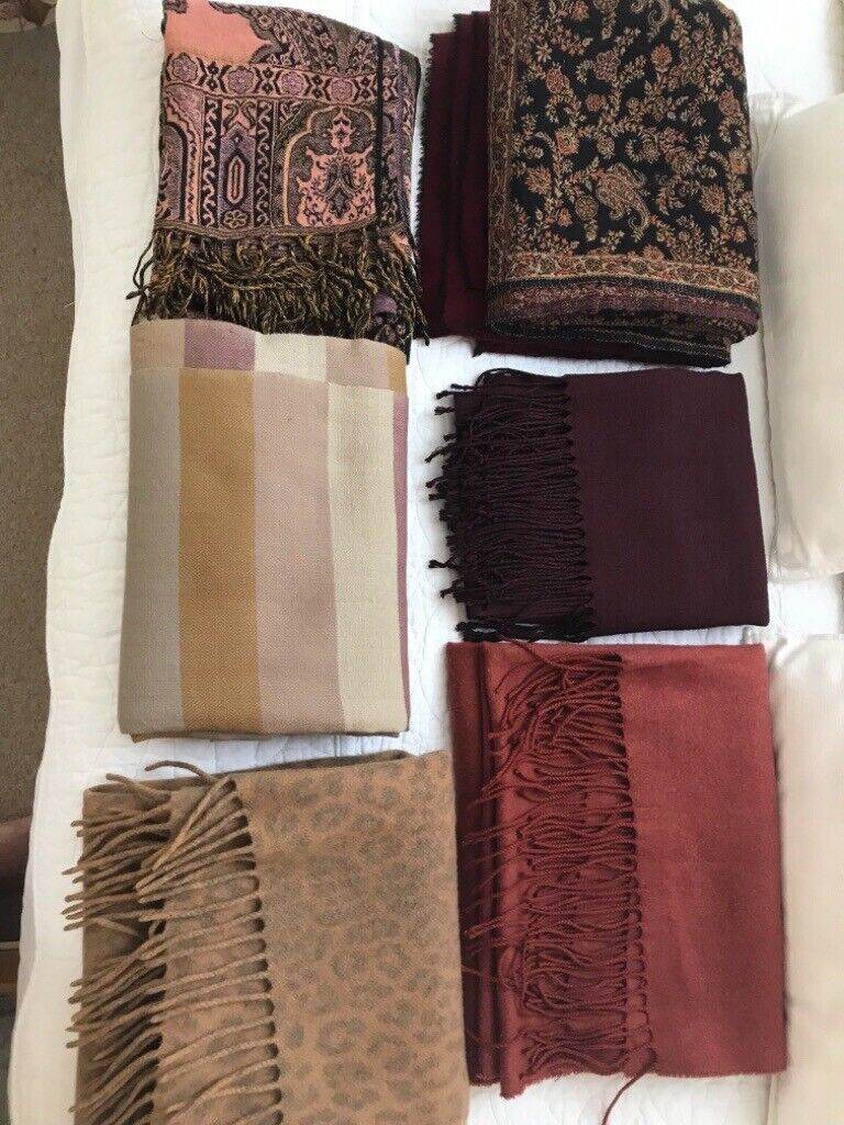 Large Scarves/ Shawls/ Throws-  ( selection )