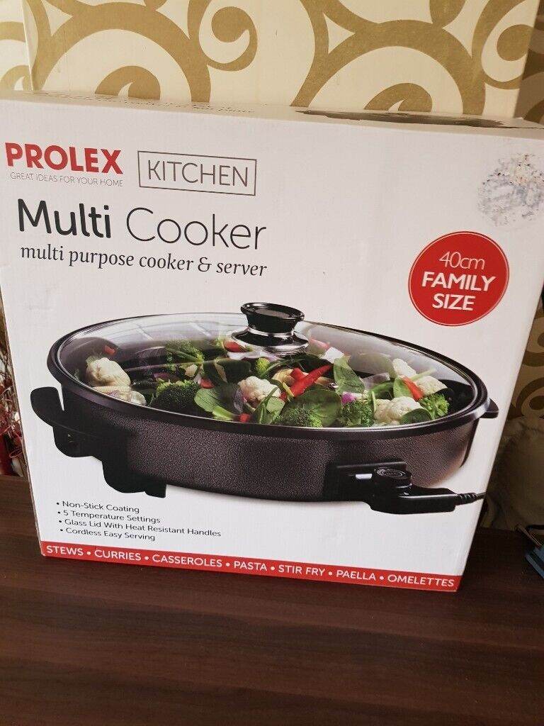 As new Prolex kit multi cooker multi purpose cooker & server as new ...