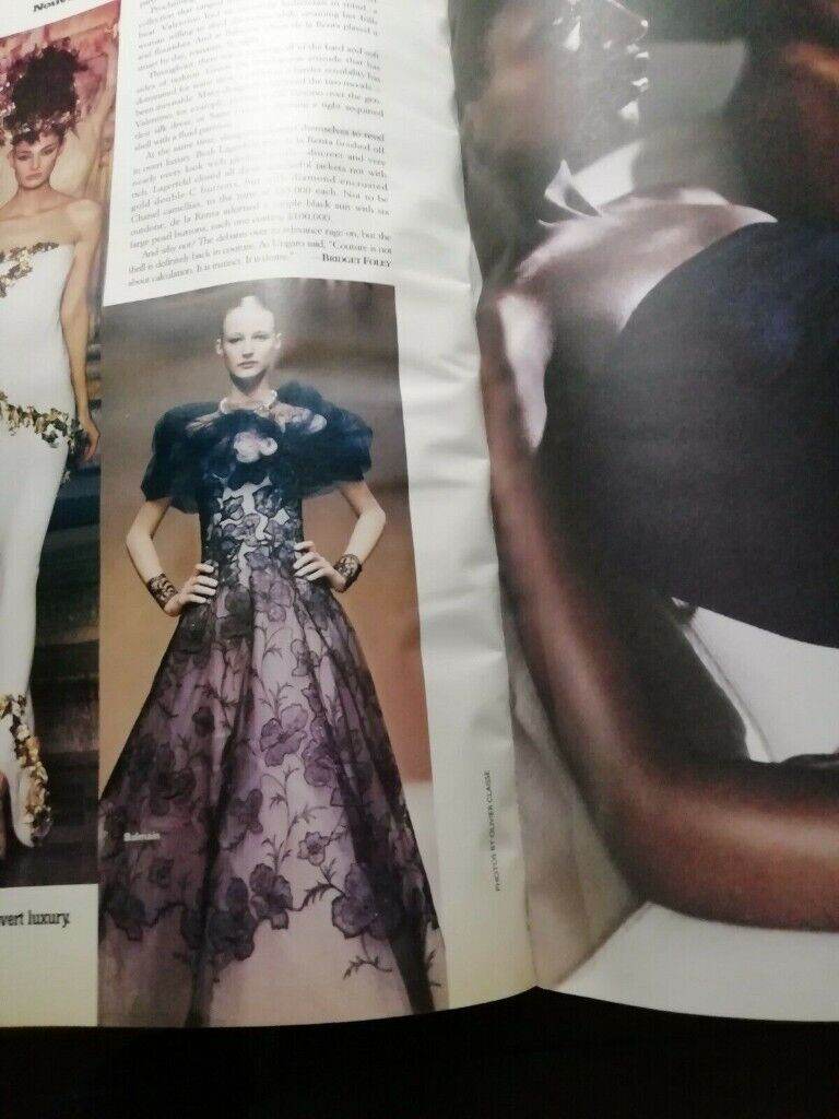 13x Vintage 90's W Fashion Magazines: circa 1995, 1996, 1997, 1998, 1999